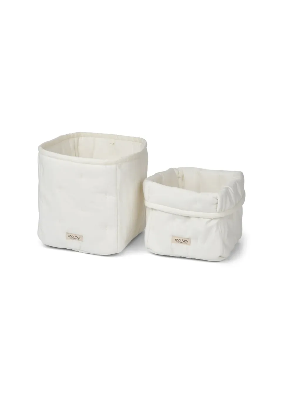 MarMar Copenhagen Nursery Storage Bags kurve Gentle White 2-pak