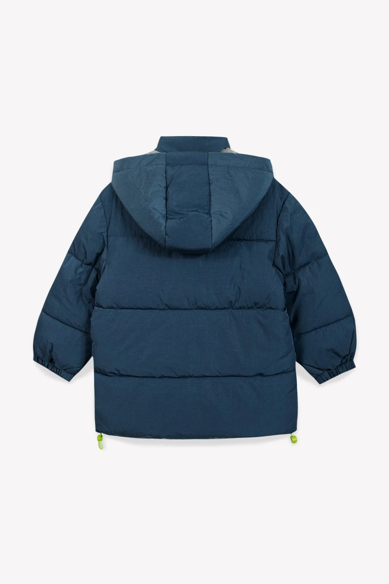 Bonton Patrice Blue Sea dynejakke blå hætte