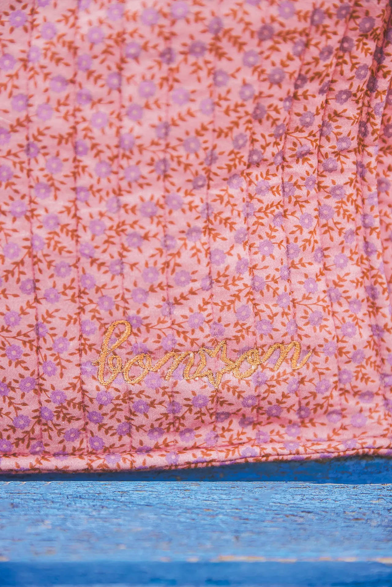 Bonton Mia Foulfleur mulepose violet TU bomuld