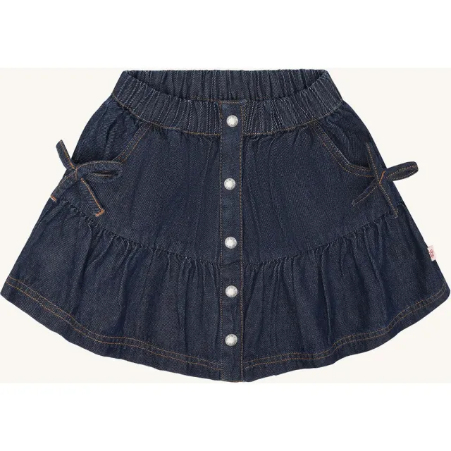 Hust & Claire HCNanna Denim nederdel Dark Blue Denim