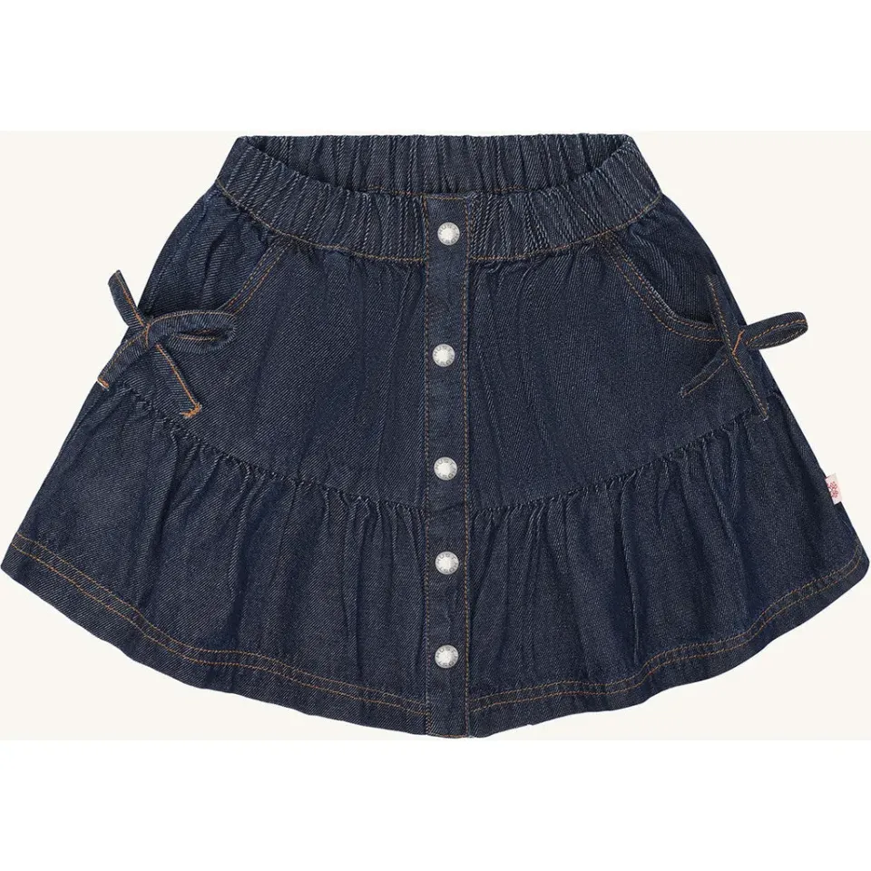 Hust & Claire HCNanna Denim nederdel Dark Blue Denim