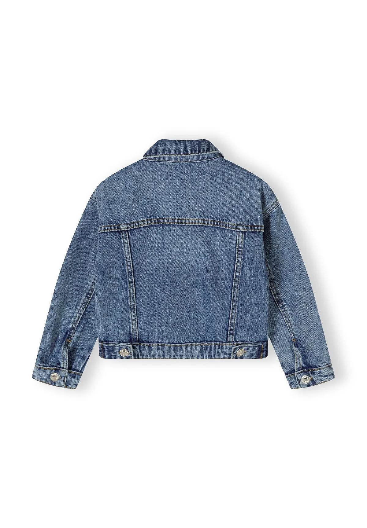 Minoti 42709 denimjakke blå oversized piger
