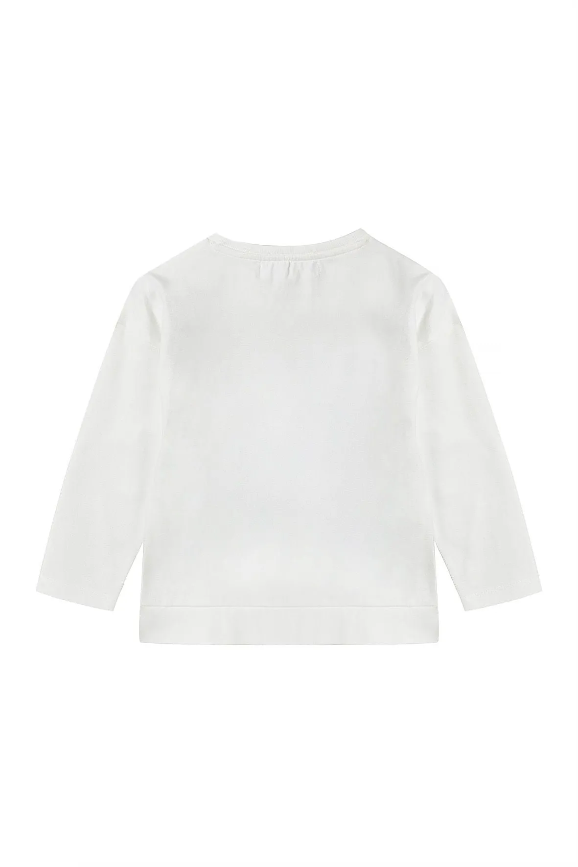 Minoti 39375 langærmet bluse creme pailletter