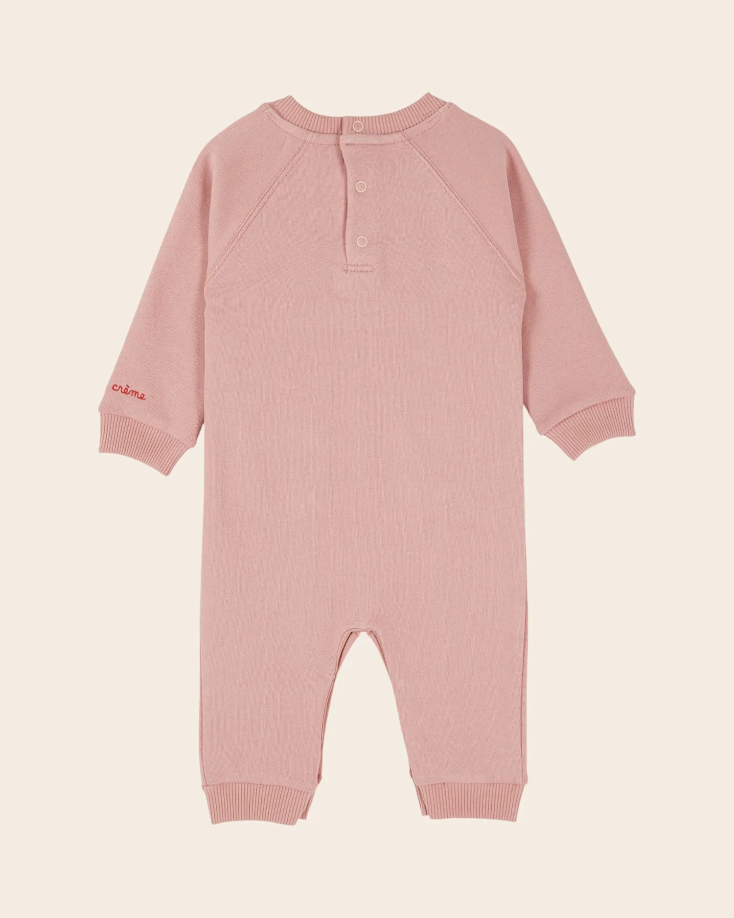 Emile et Ida Petit Chou heldragt lyserød broderet