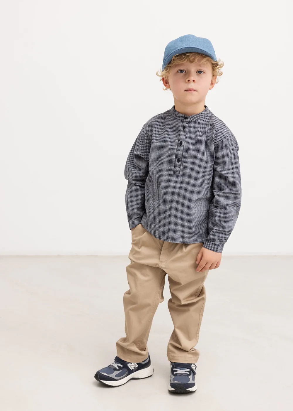 MarMar Arlo kasket Light Indigo denim til børn