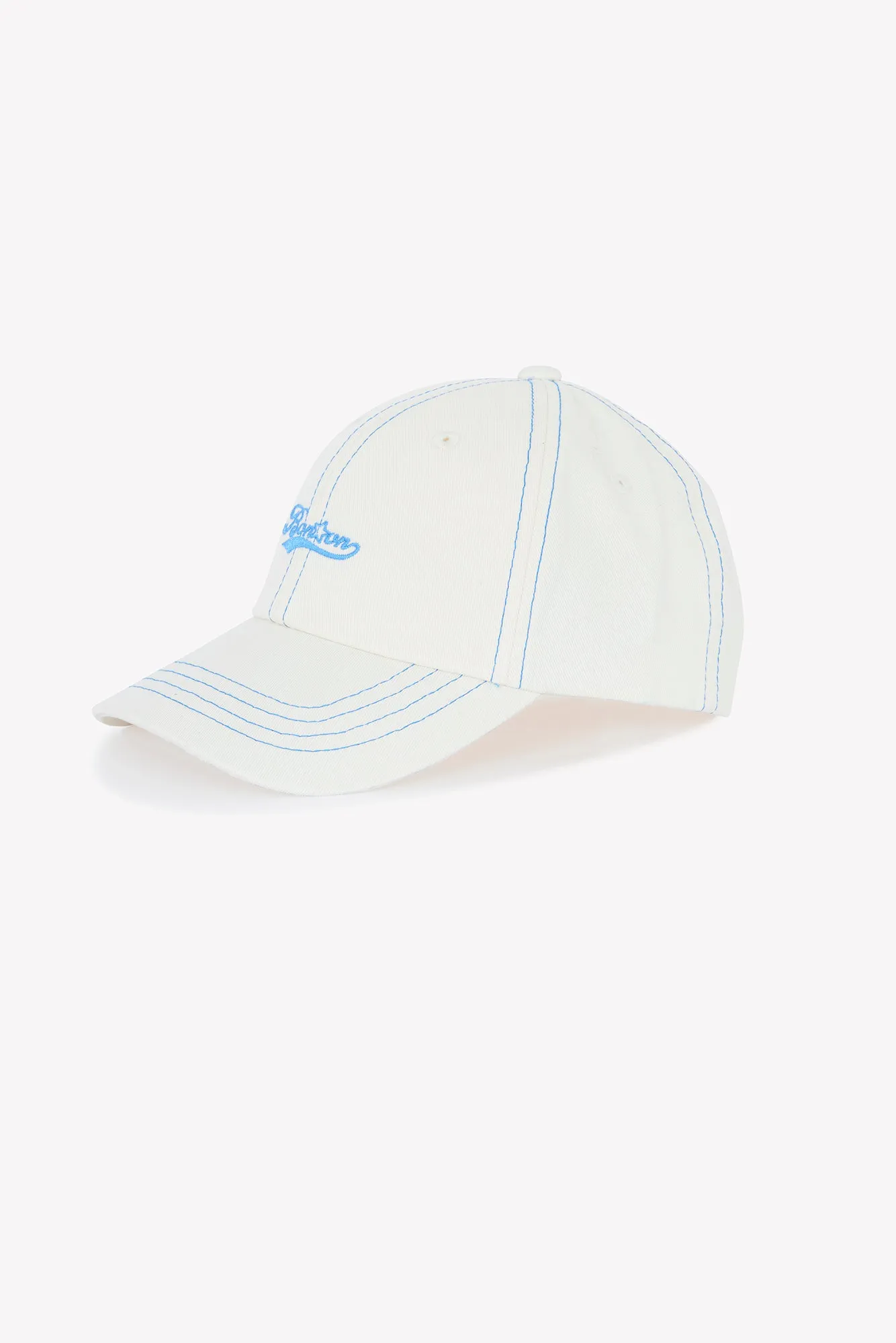 Bonton Signature Bleu Moyen kasket ecru TU broderet