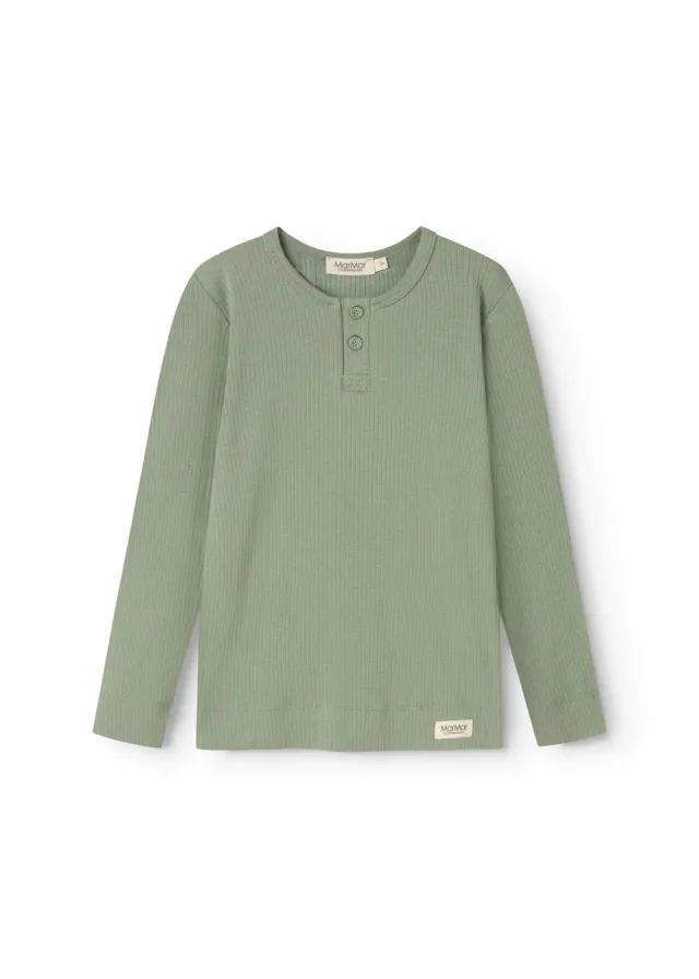 MarMar Tee LS T-shirt Frosted Green modal