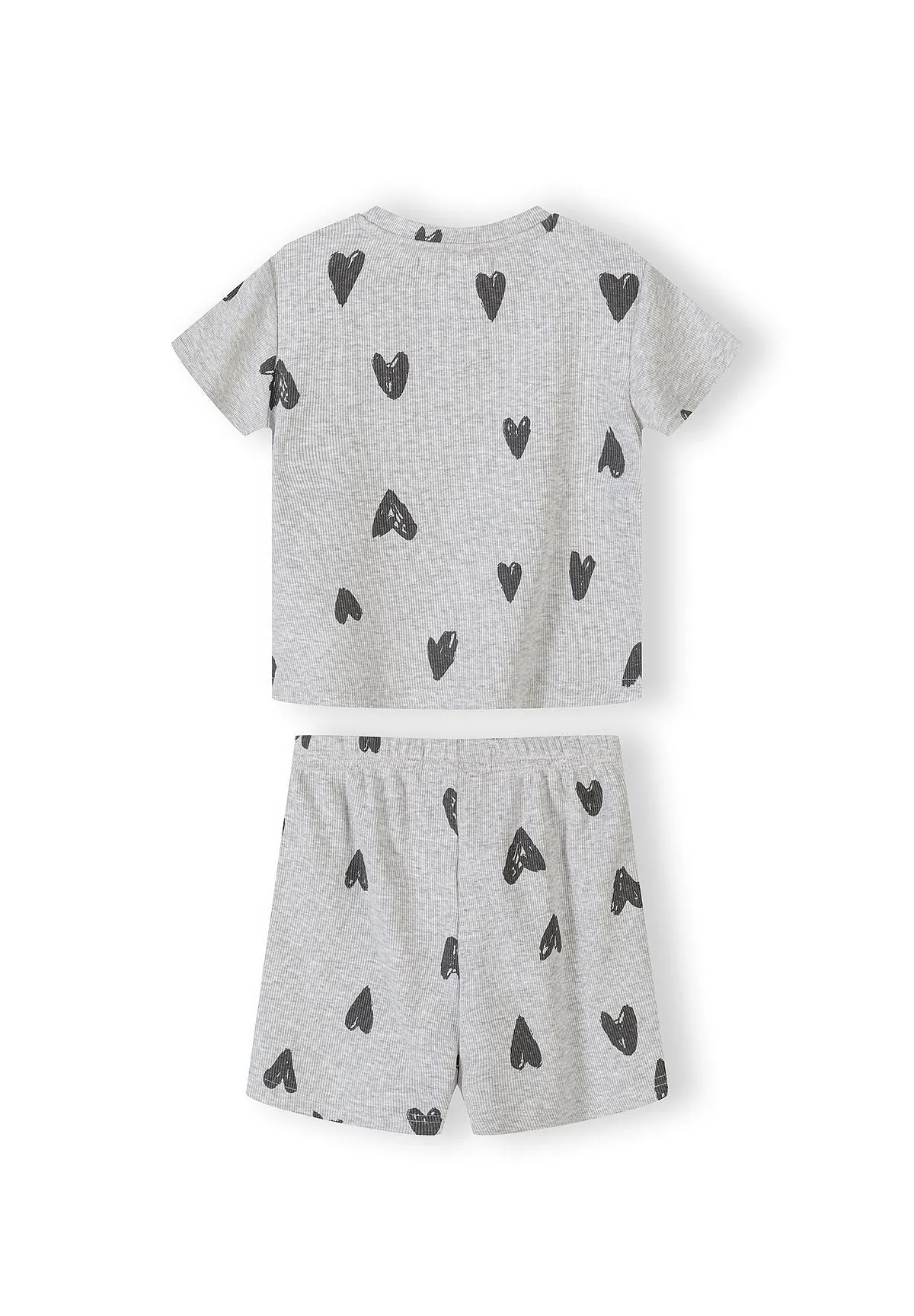 Minoti 44898 pyjamas 3-pak creme grå