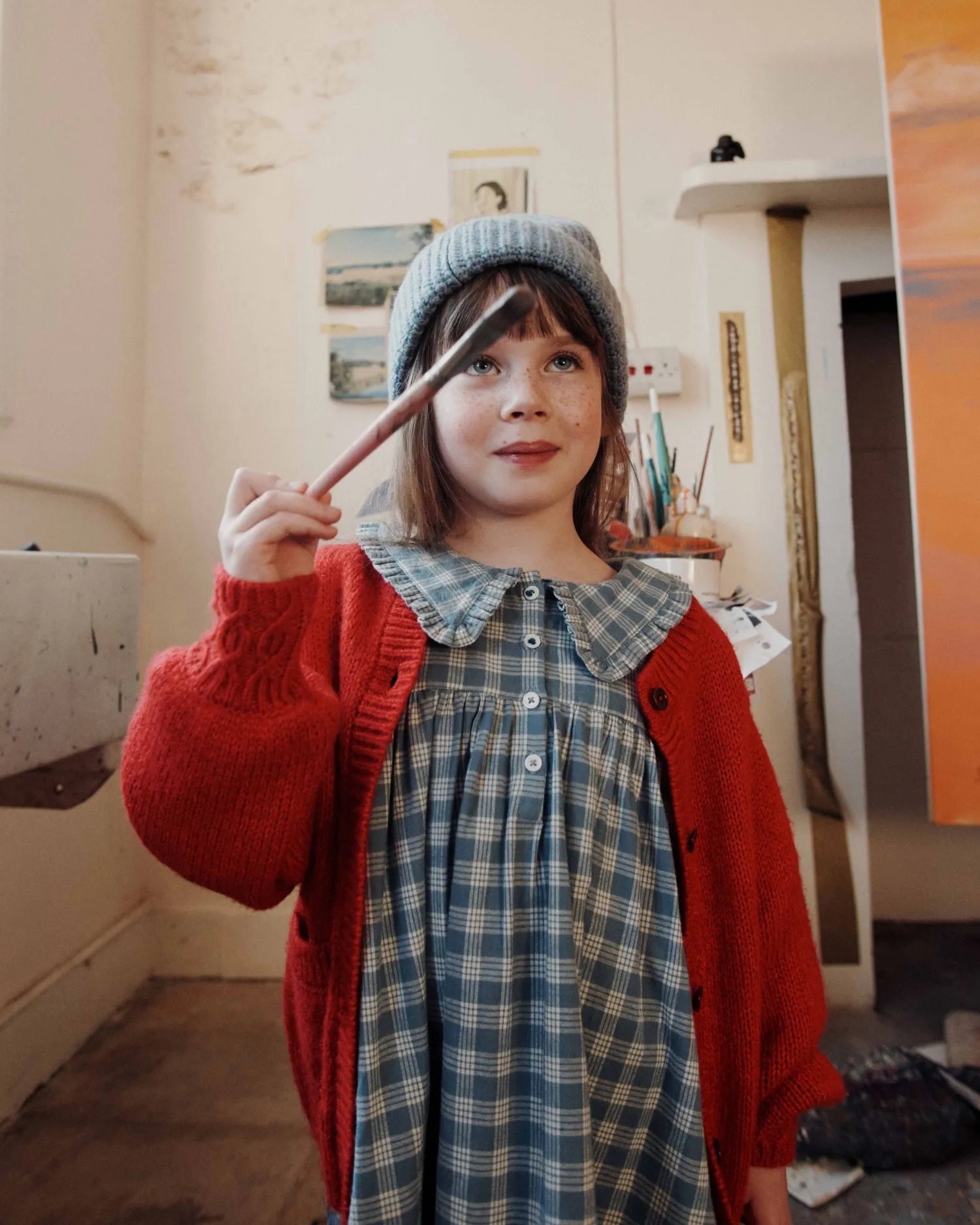 Emile et Ida Ultra doux cardigan rød uld