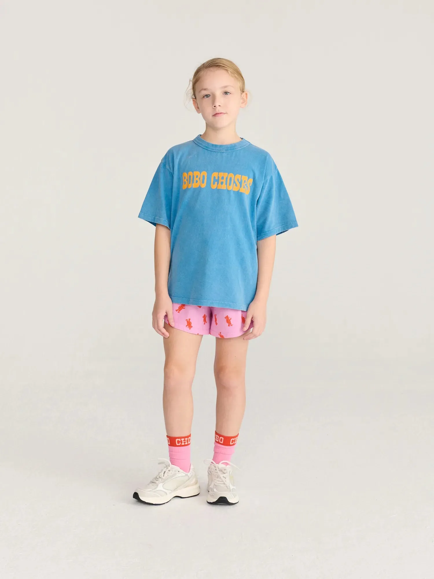 Bobo Choses Pop T-shirt blå t-shirt løs pasform