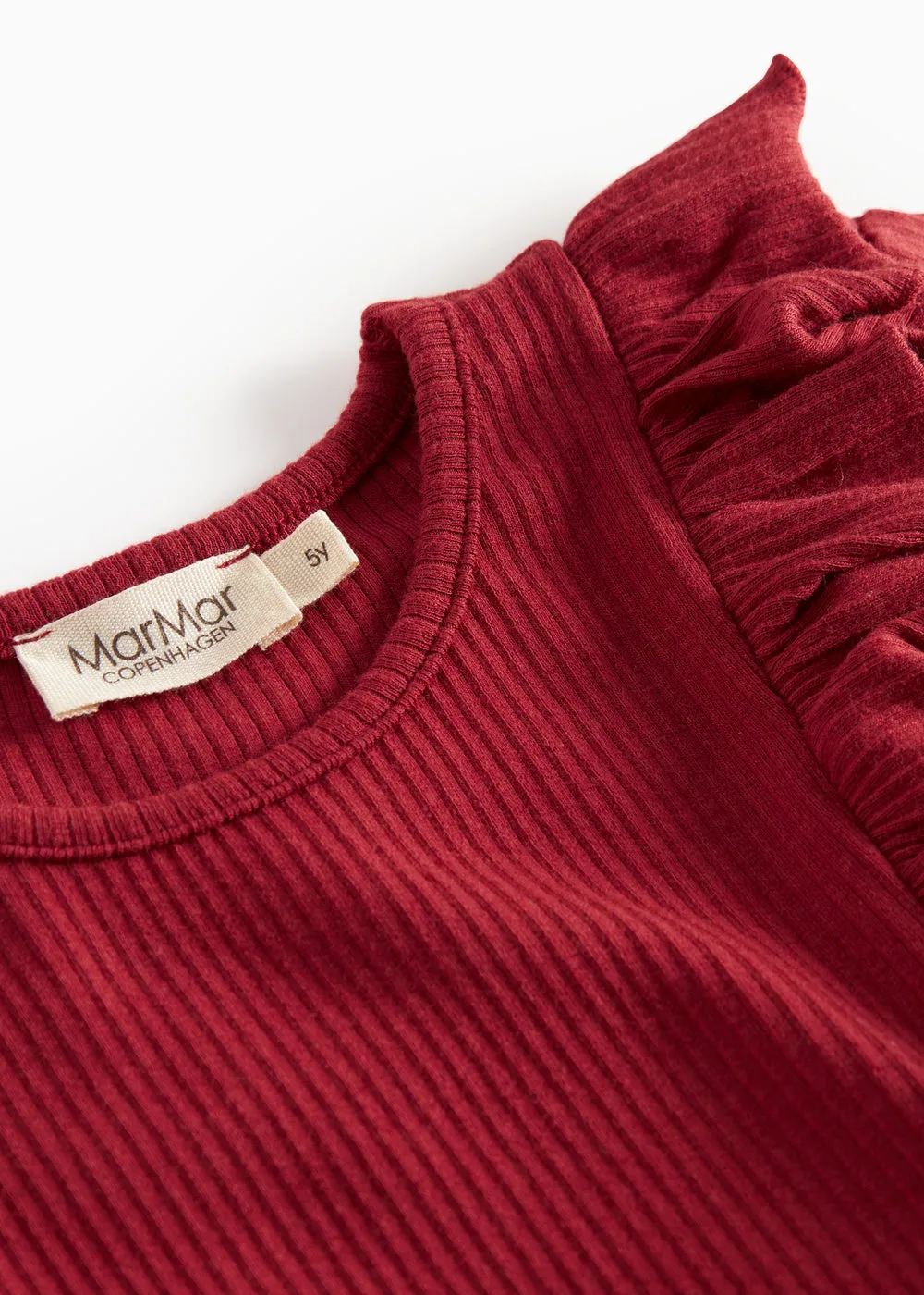 MarMar Dress Dikte kjole Hibiscus Red rib
