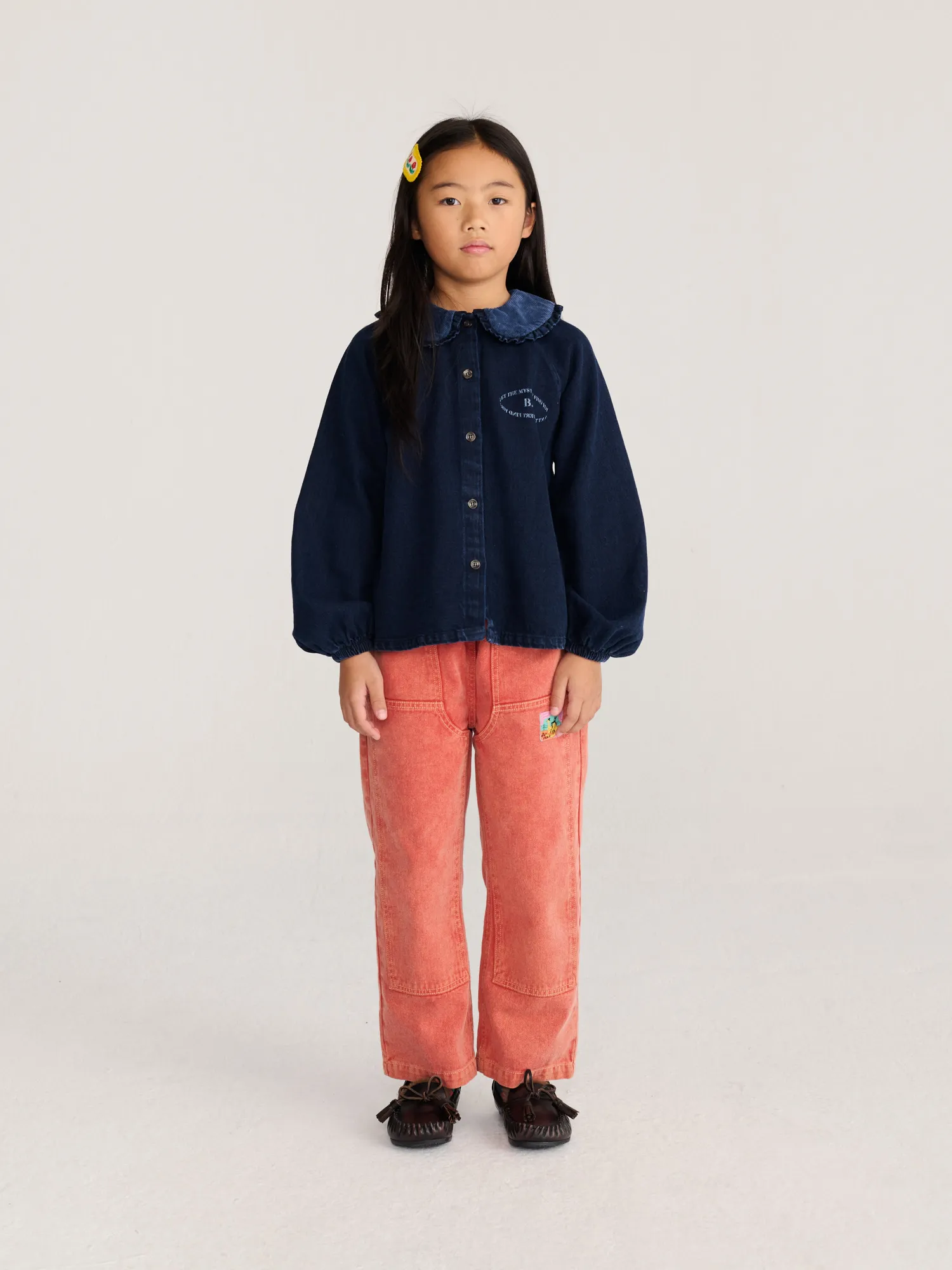 Bobo Choses Mystery BC denimbluse midnight blue løs