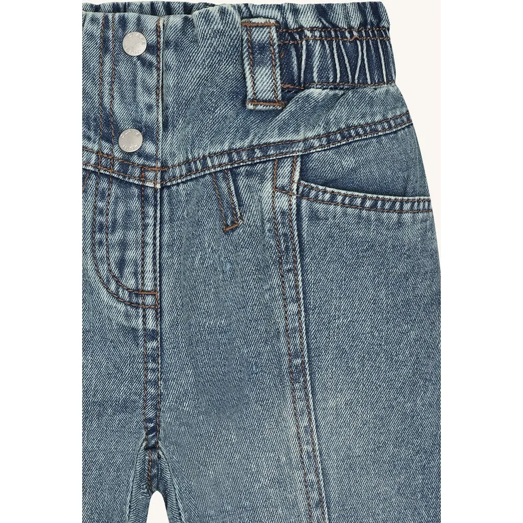 Hust & Claire Jamille bukser Blue Denim bomuld