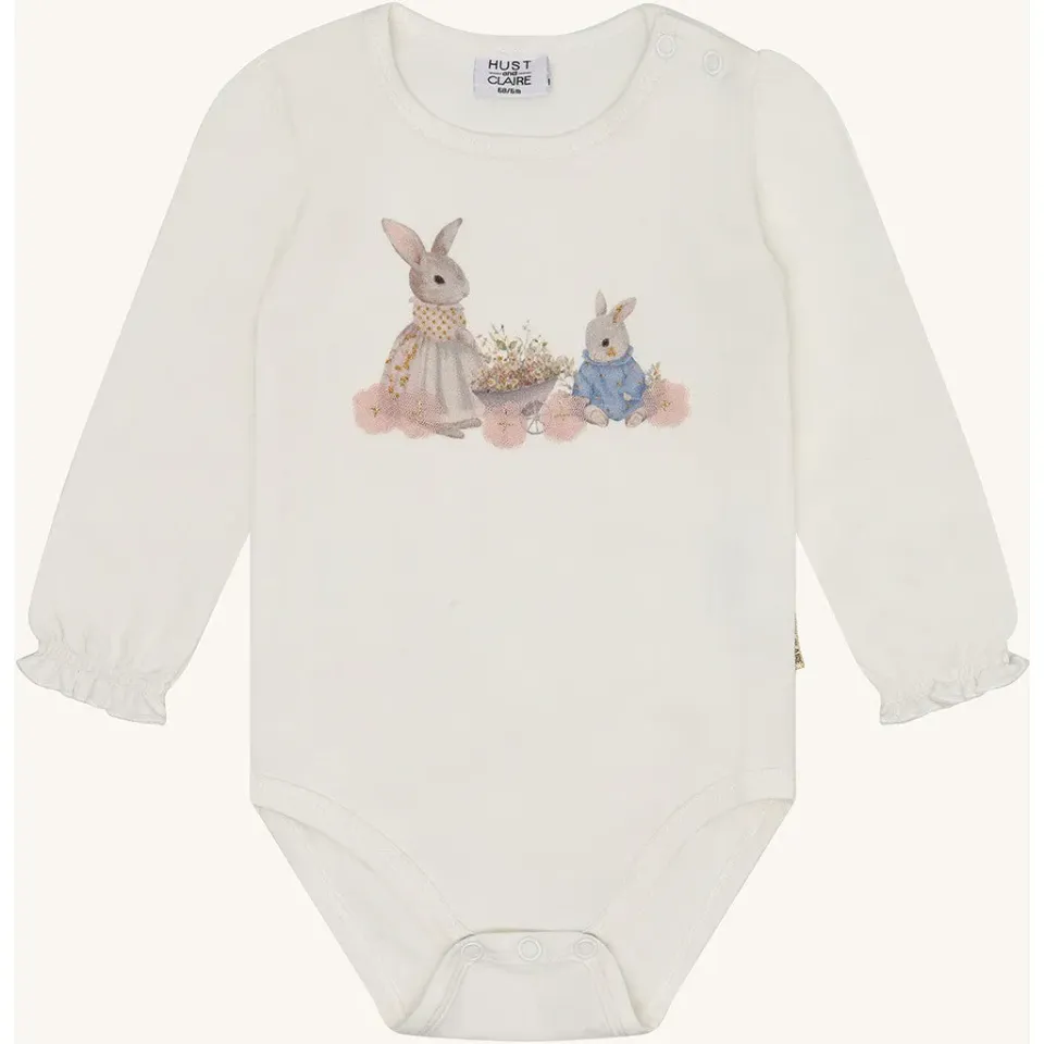 Hust & Claire Britt Cute Rabbit body Sugar økologisk
