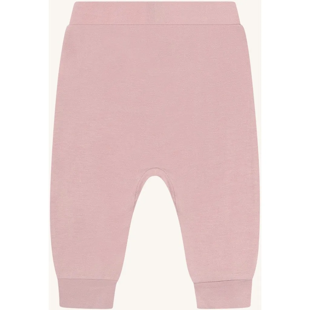 Hust & Claire HCGusti Solid joggingbukser Dusty Rose bambus