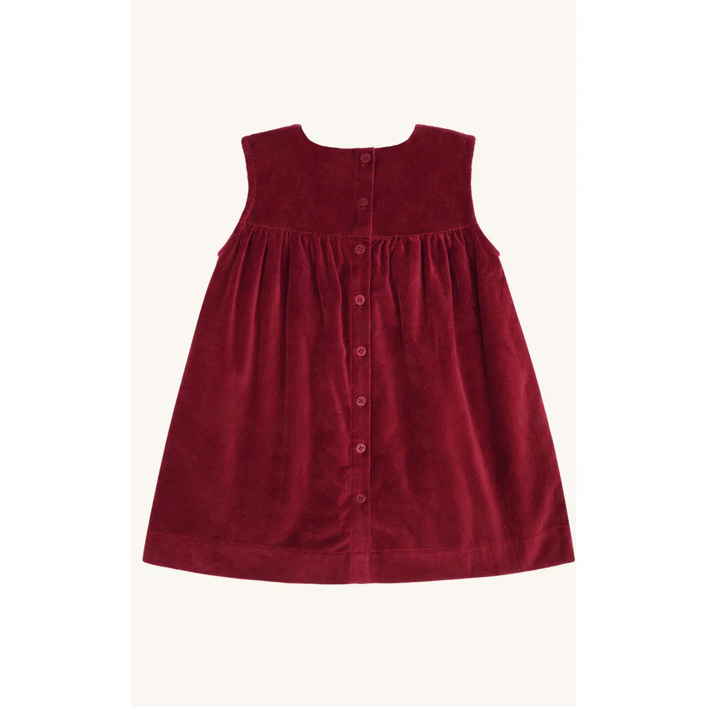 Hust & Claire Karoline Molskin kjole Teaberry bomuld