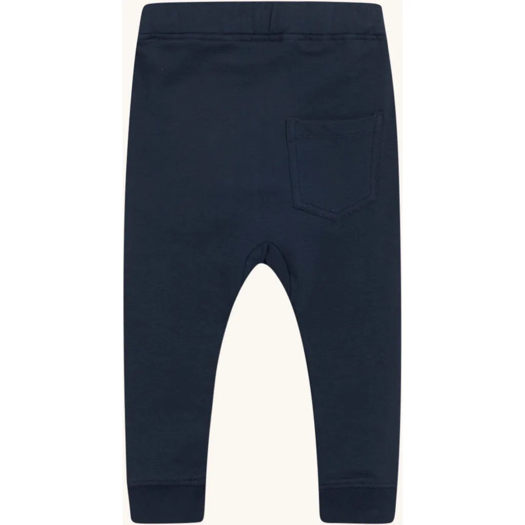 Hust & Claire Georg Solid joggingbukser navy økologisk