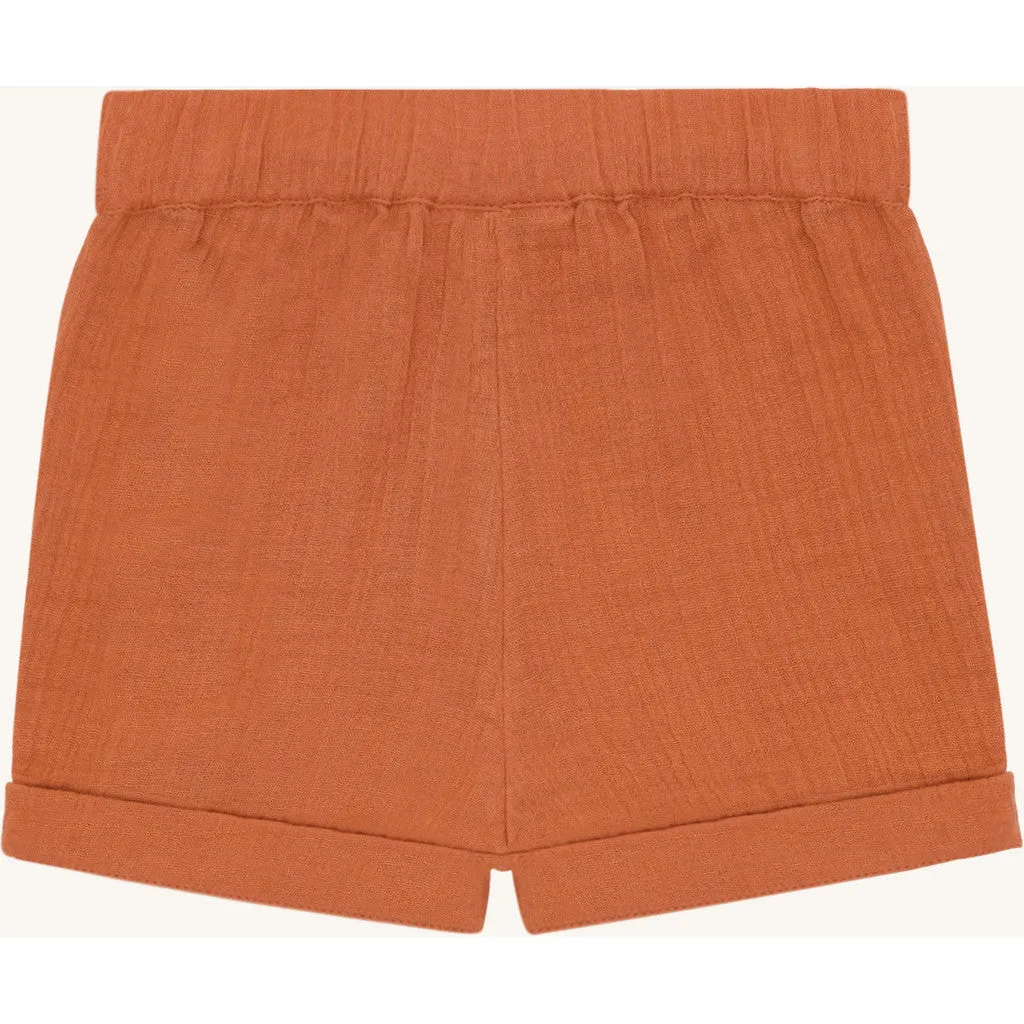 Hust & Claire Herluf Muslin shorts Autumn bomuld