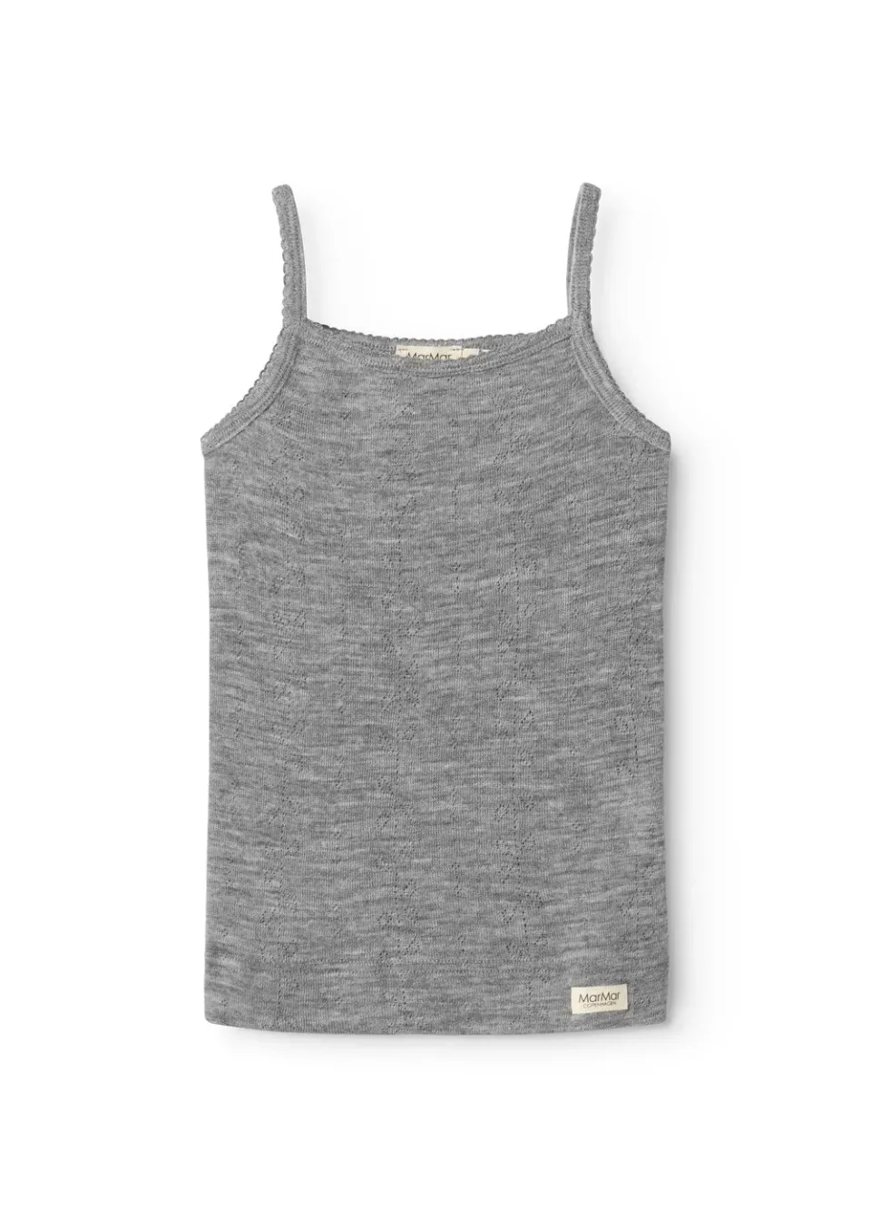 MarMar Copenhagen Strap Vest undertrøje grey uld