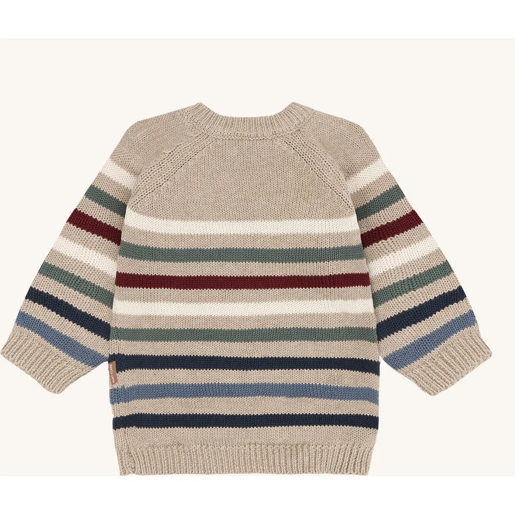 Hust & Claire HCPilou Knit Hike striktrøje beige økologisk