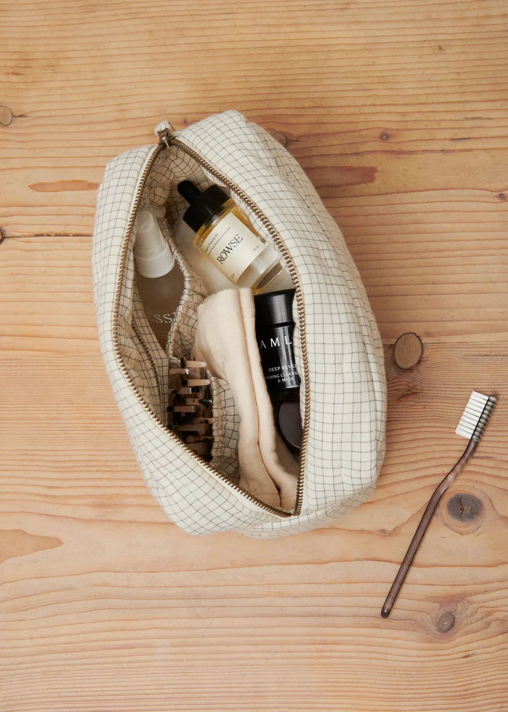 MarMar Toiletry Bag toilettaske Deep Lake Check
