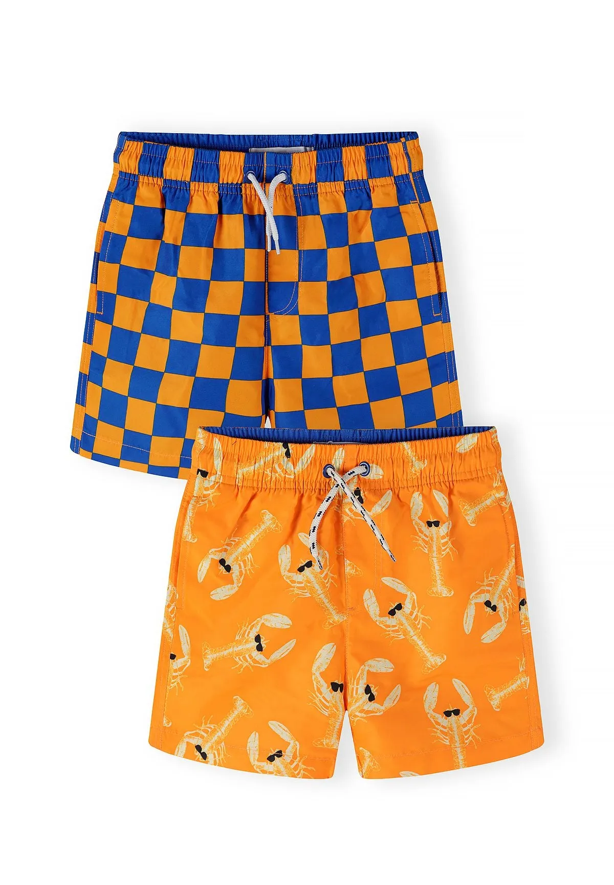 Minoti 44509 badeshorts 2-pak hummer blå