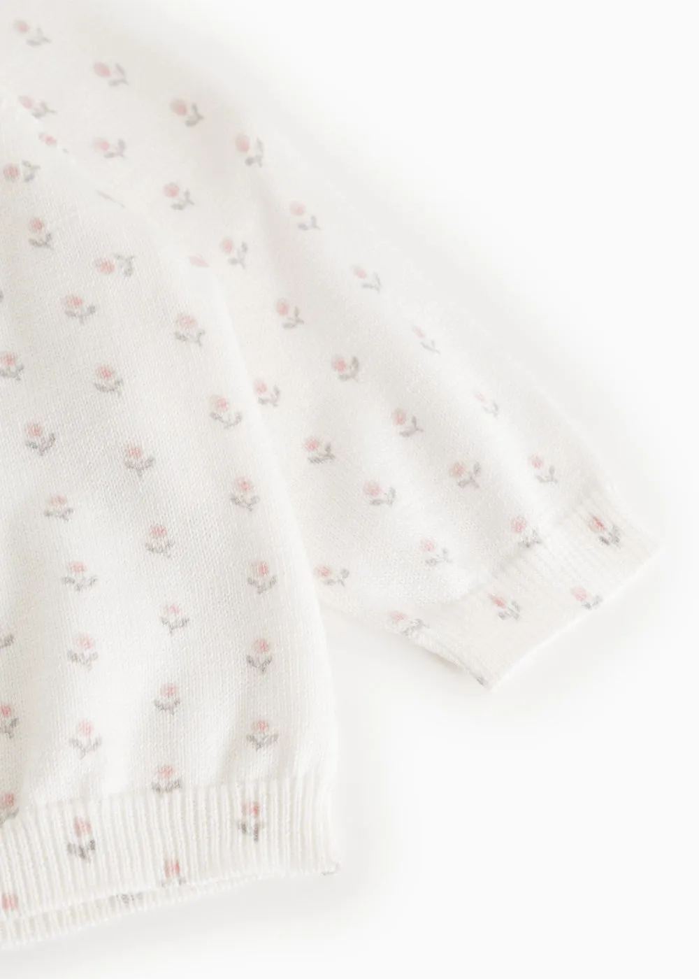 MarMar Jeans Taki Strikcardigan Flower Stripe blomstret