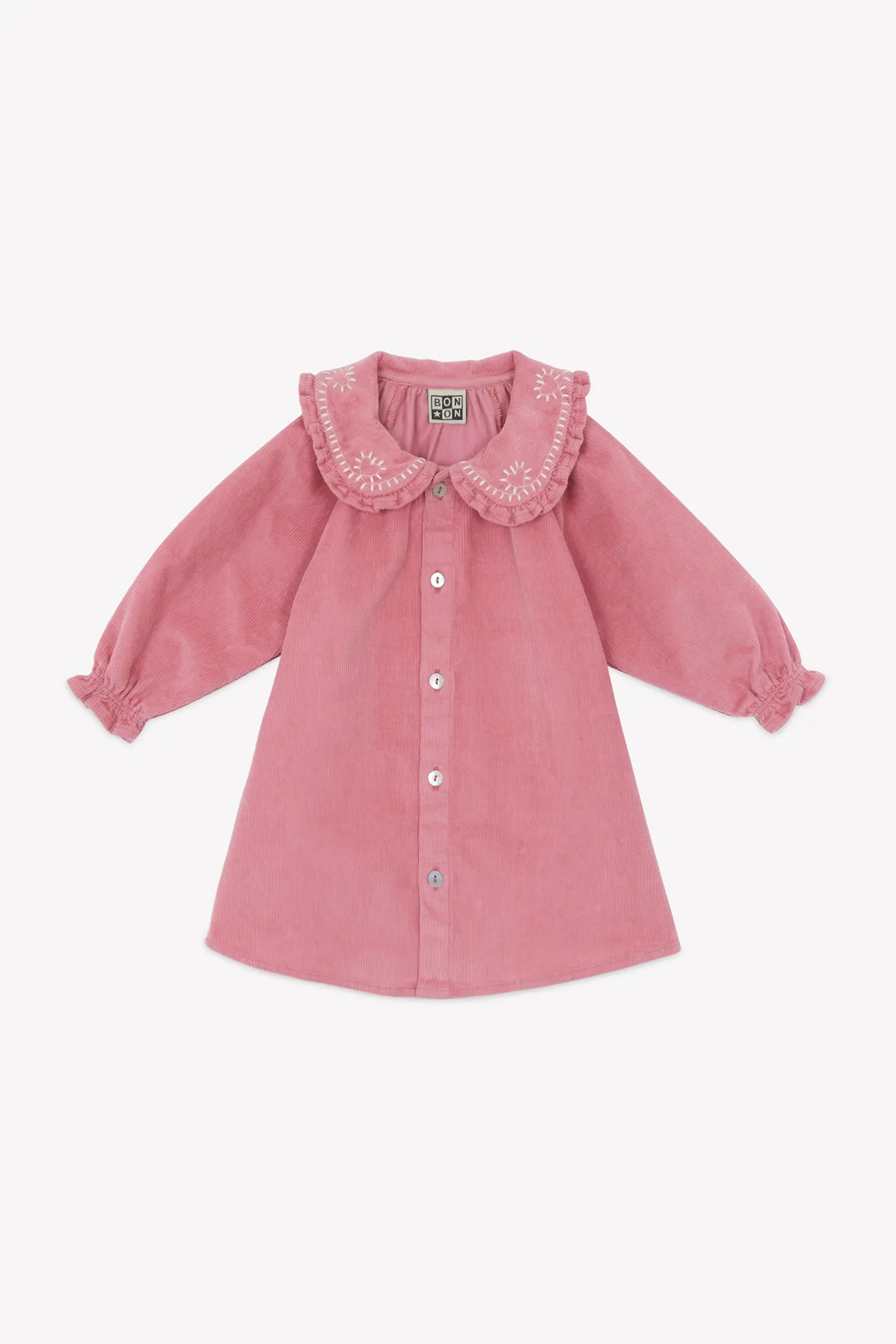 Bonton Minnie kjole Rose Pinkyee velour
