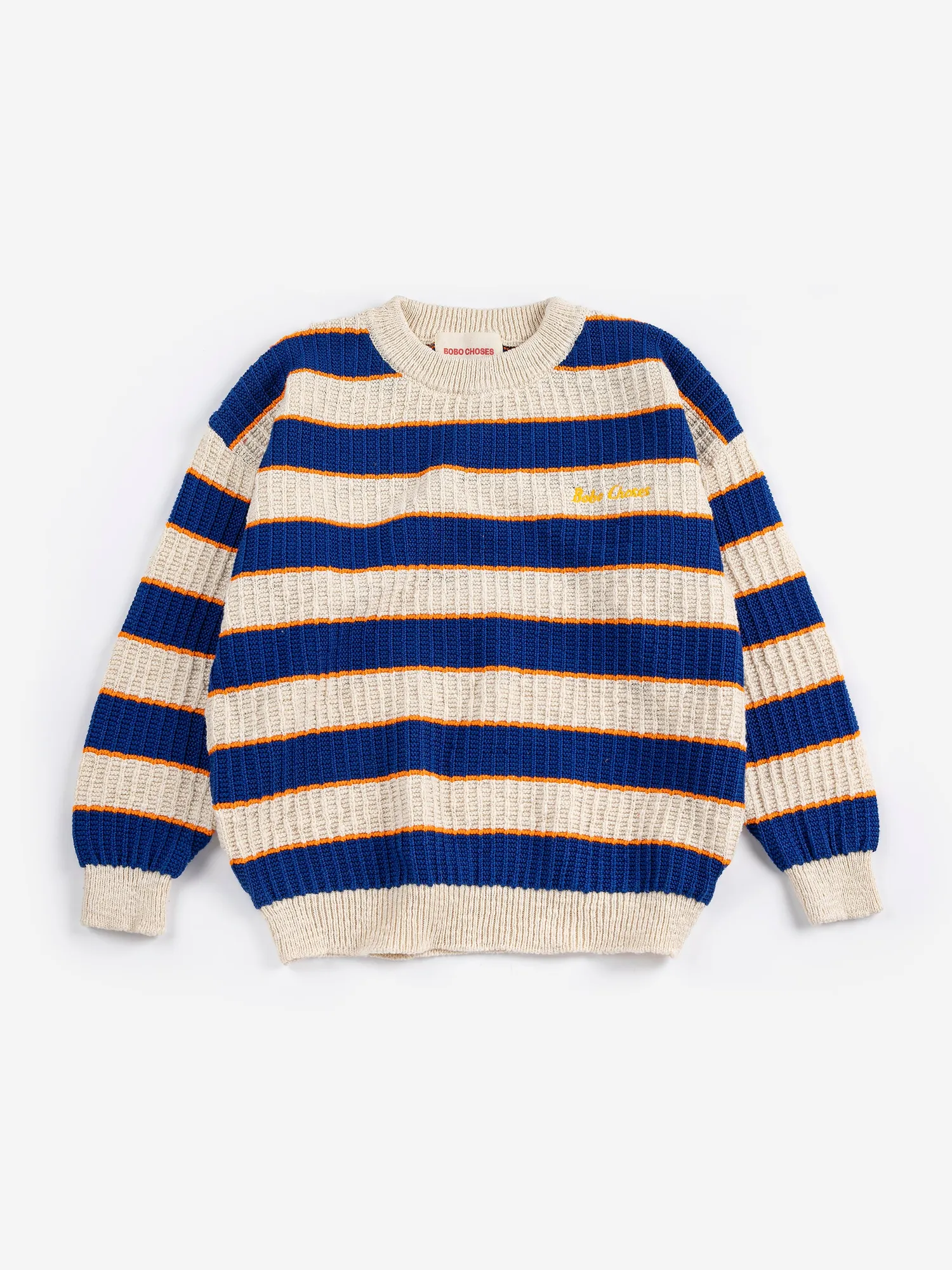 Bobo Choses Pickles stribet jumper 2-3 år prøve