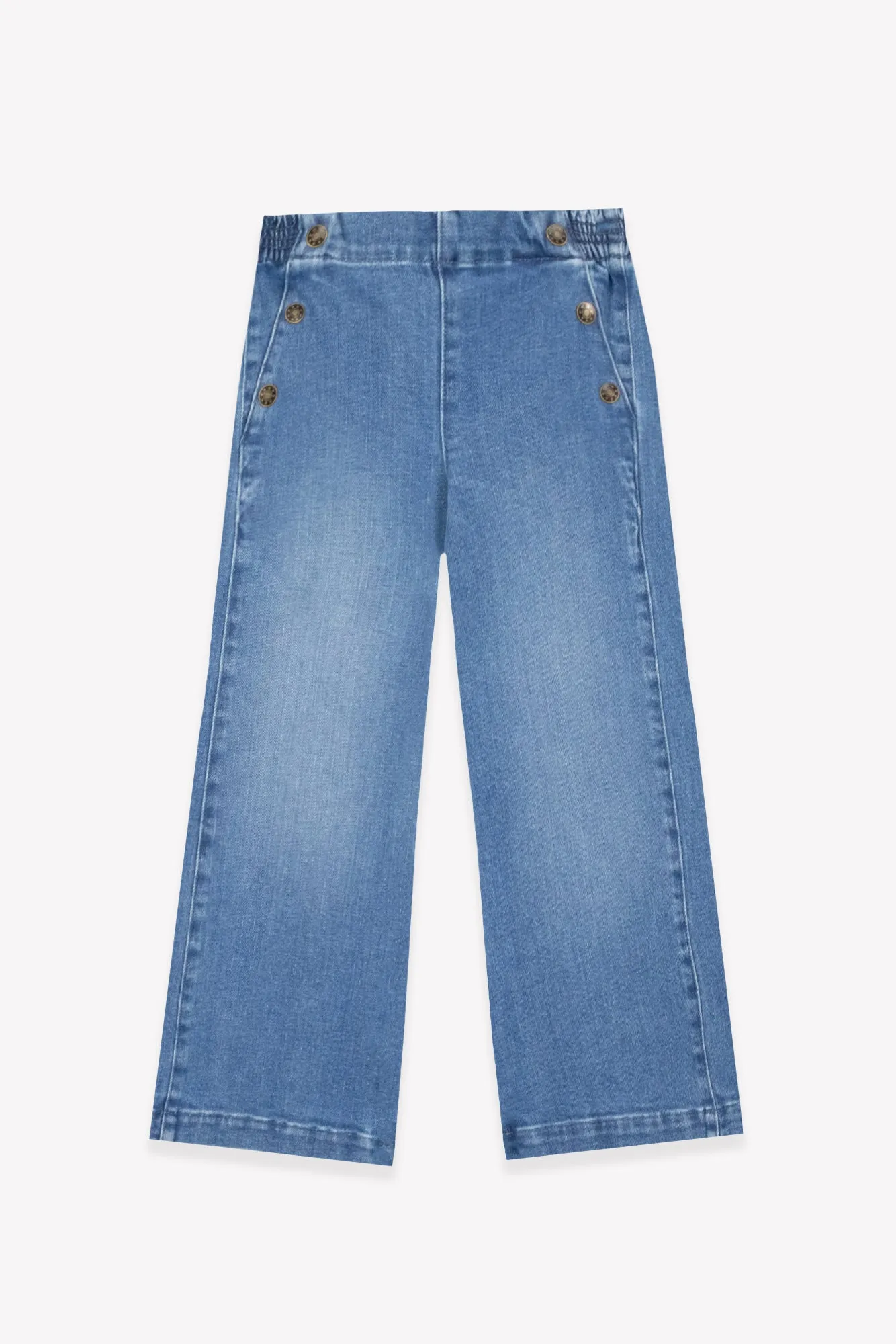 Bonton Pornic Denim Coton jeans str 6A wide leg