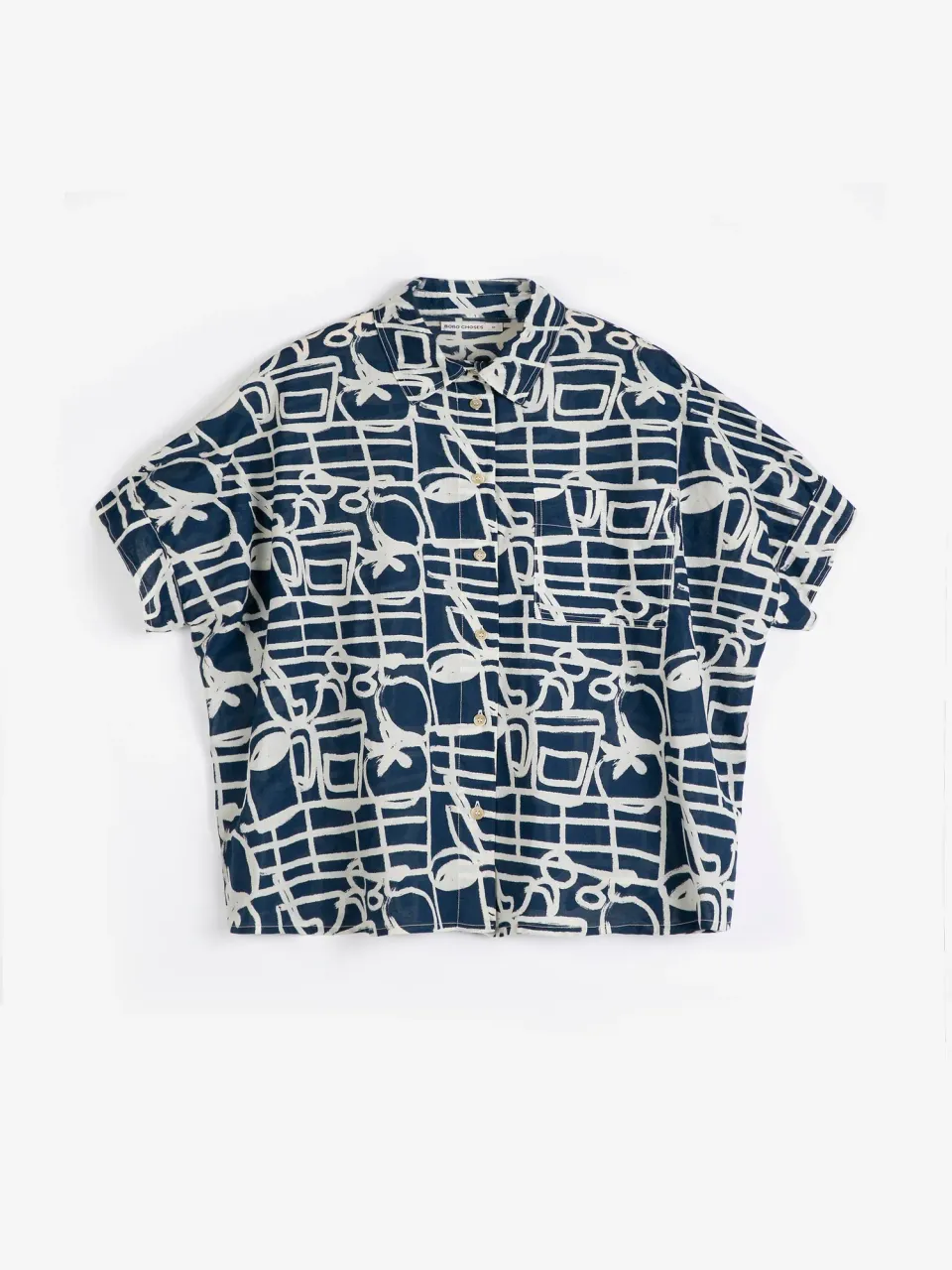 Bobo Choses Cookery Festival SB126AD024 skjorte oversize M