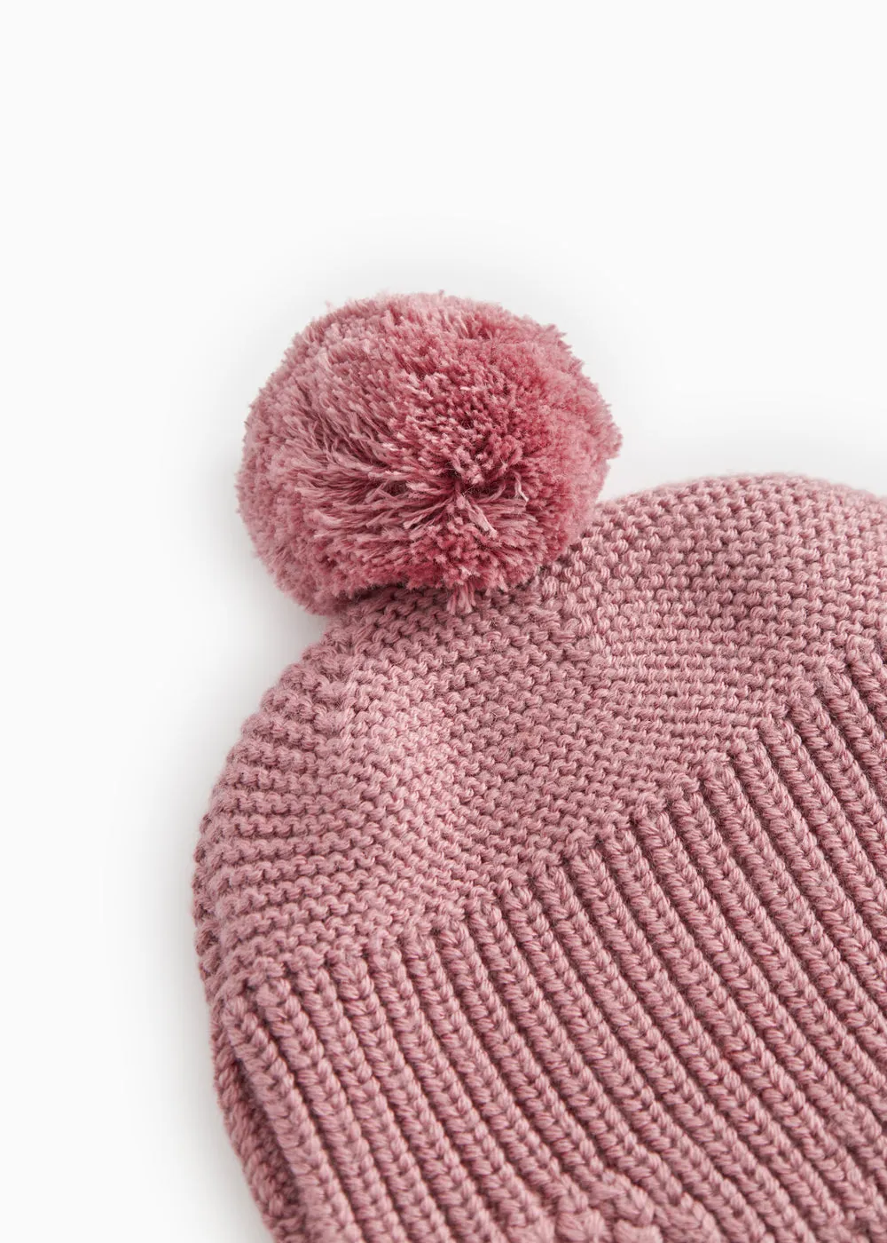 MarMar Aly Pompom strikhue Autumn Russet varm uld
