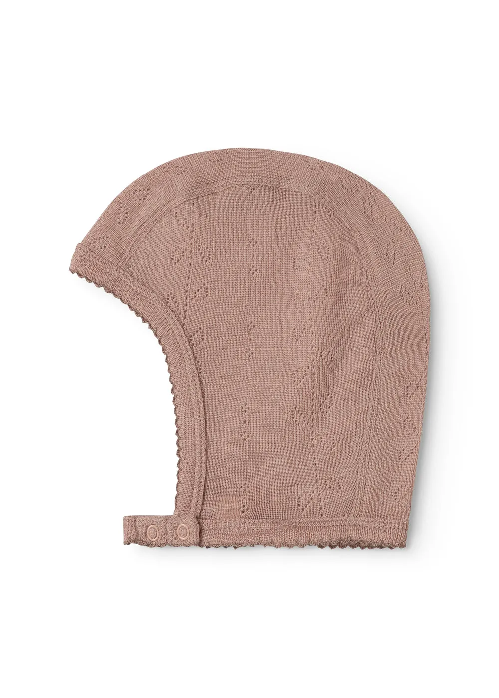 MarMar Hoody uldhue Burnt Rose pointelle