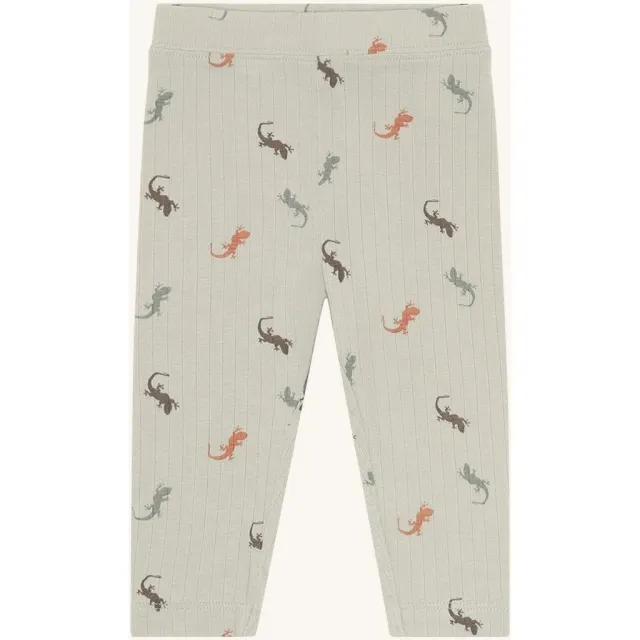 Hust & Claire HCLudo Lizards leggings Greene Stone bambus