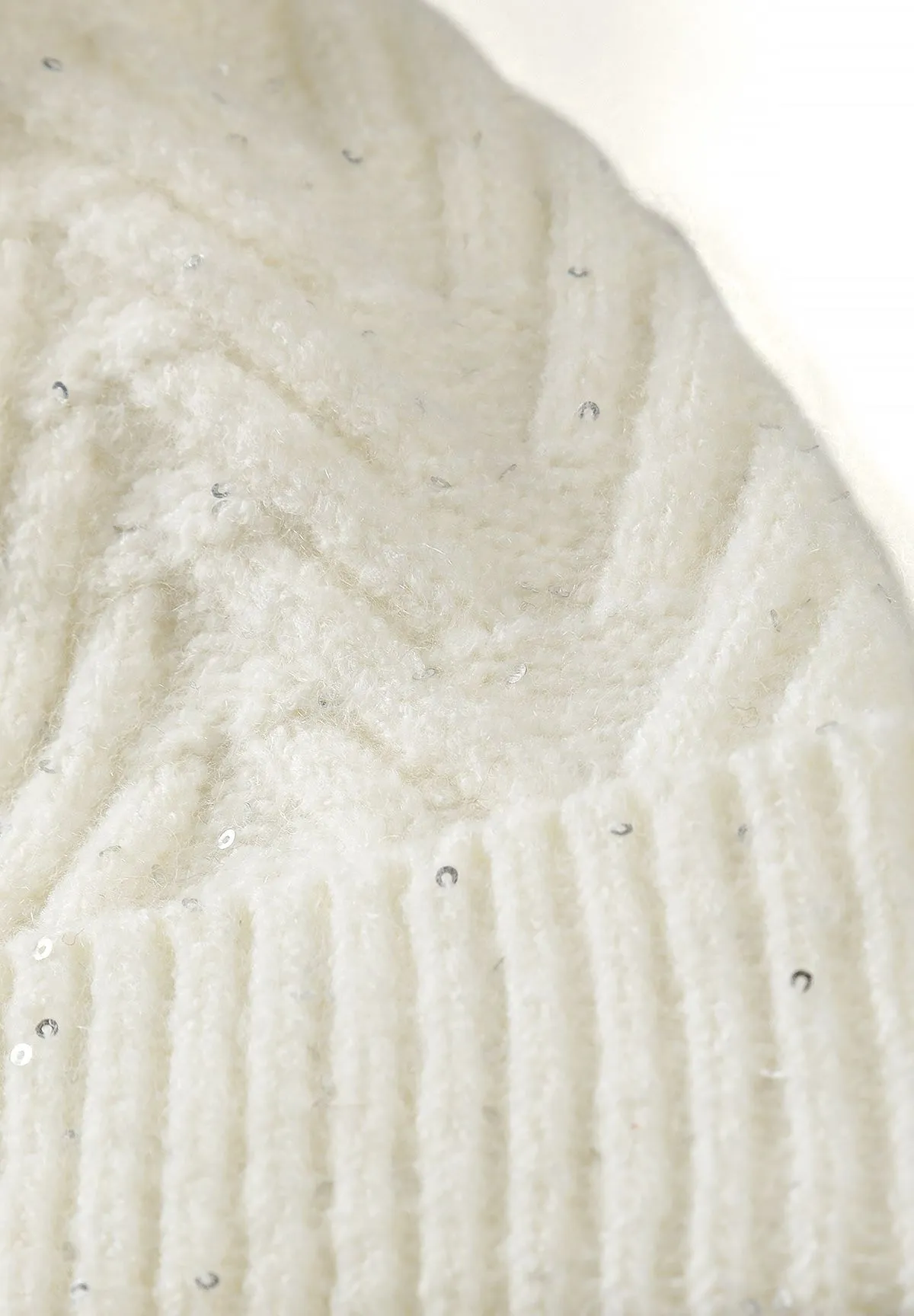 Minoti 45914 huesæt med loop beige pailletter