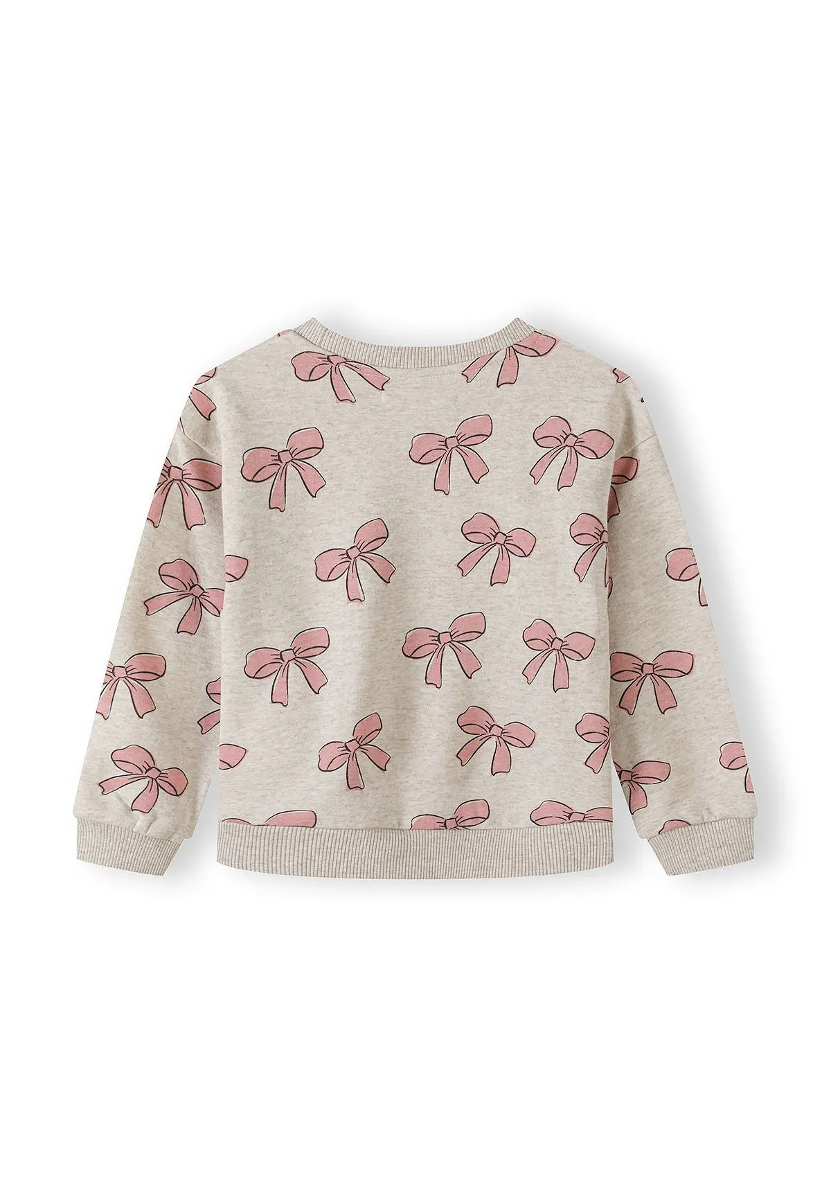 Minoti 44733 sweatshirt 2-pak rosa beige pige