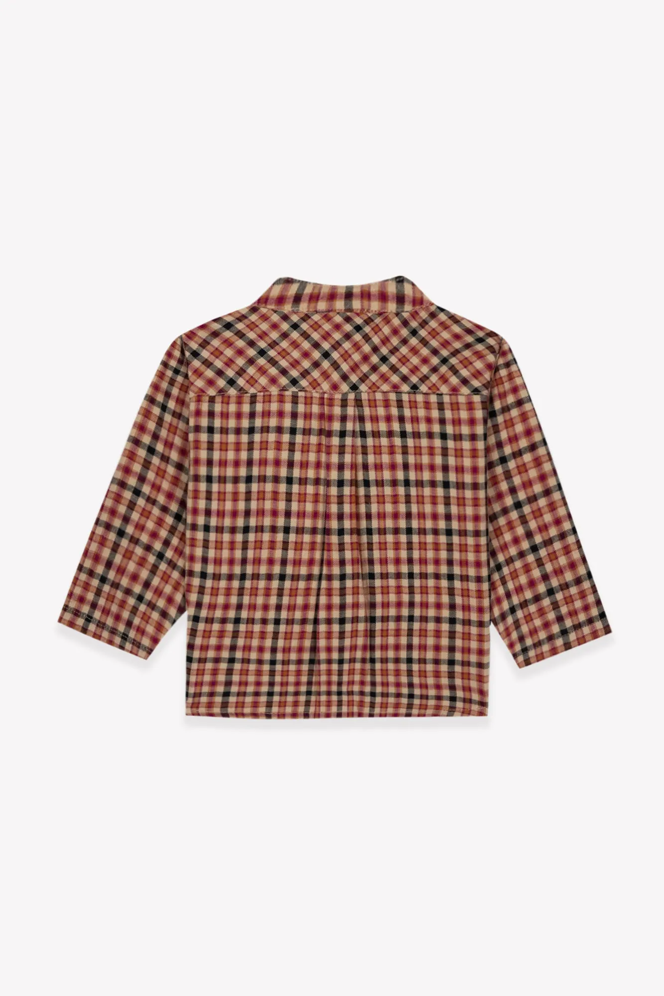 Bonton Never Carreaux skjorte ternet bomuld baby