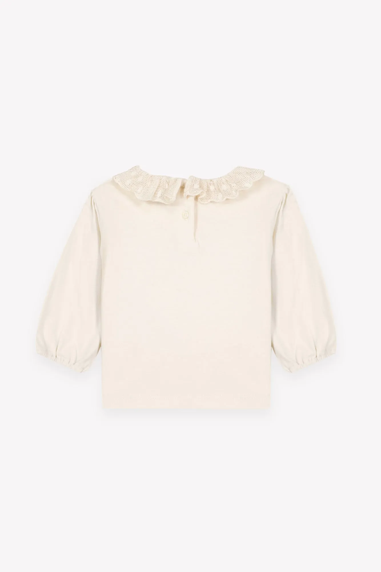 Bonton Piris langærmet T-shirt milk bomuld