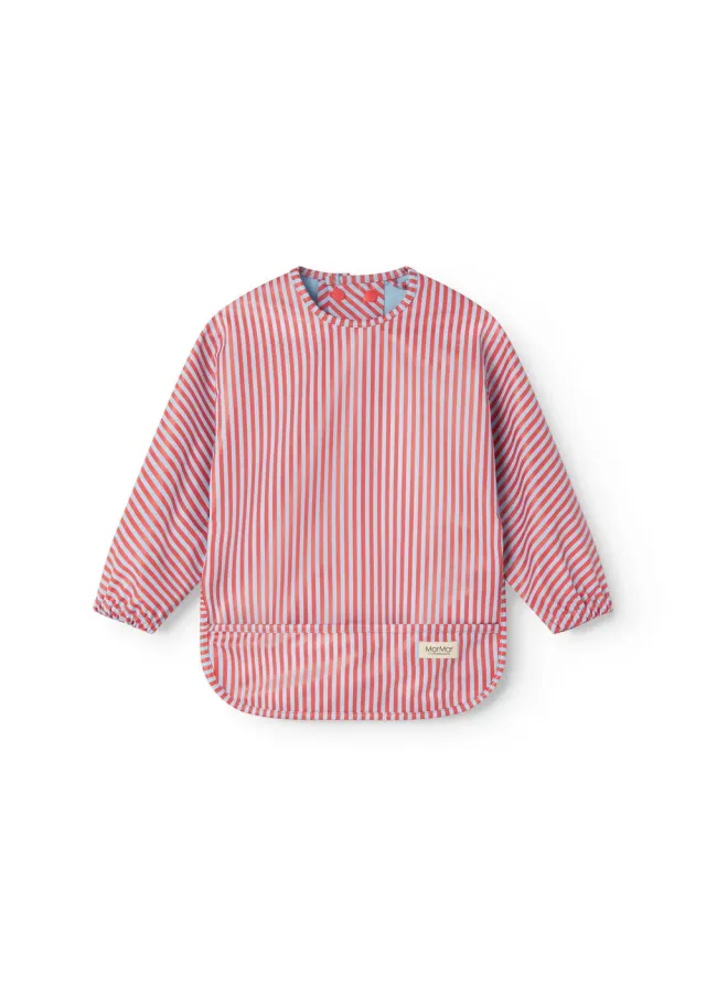 MarMar Apron LS spiseforklæde Blue Red Stripes