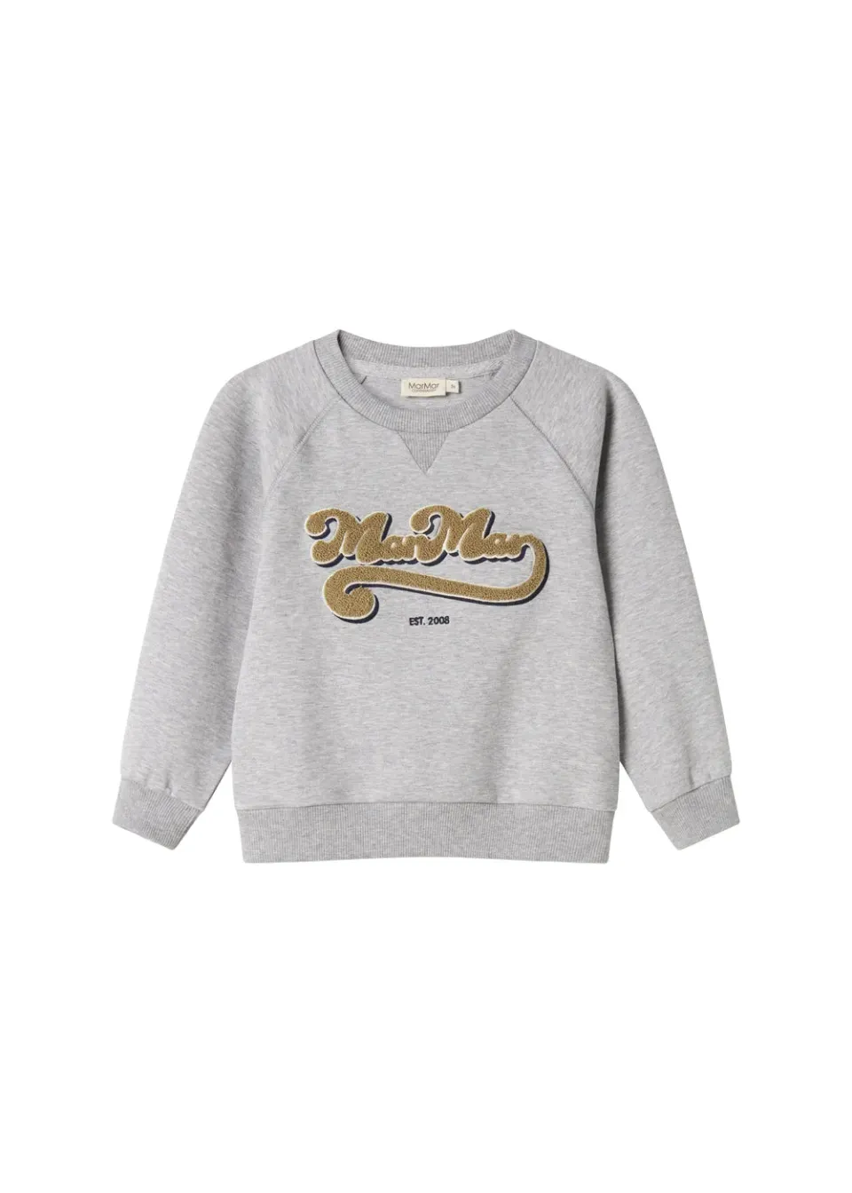 MarMar Theos bluse Dark Bronze Logo økologisk bomuld