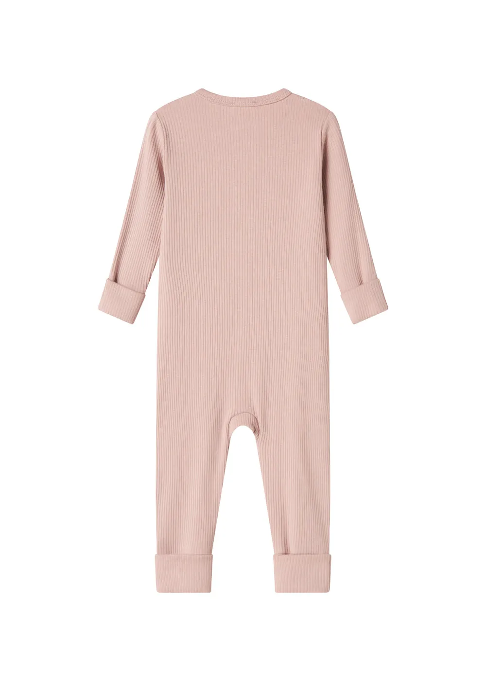 MarMar Rompy Zip heldragt Faded Rose rib