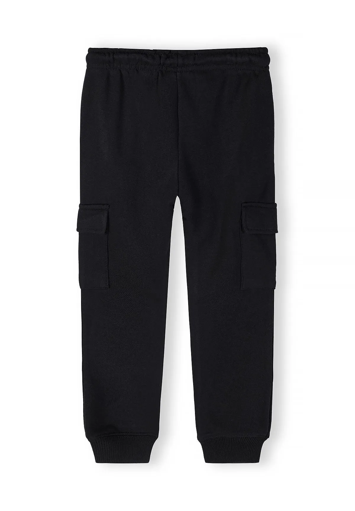 Minoti 44795 cargo joggingbukser 2-pak sort khaki bomuld