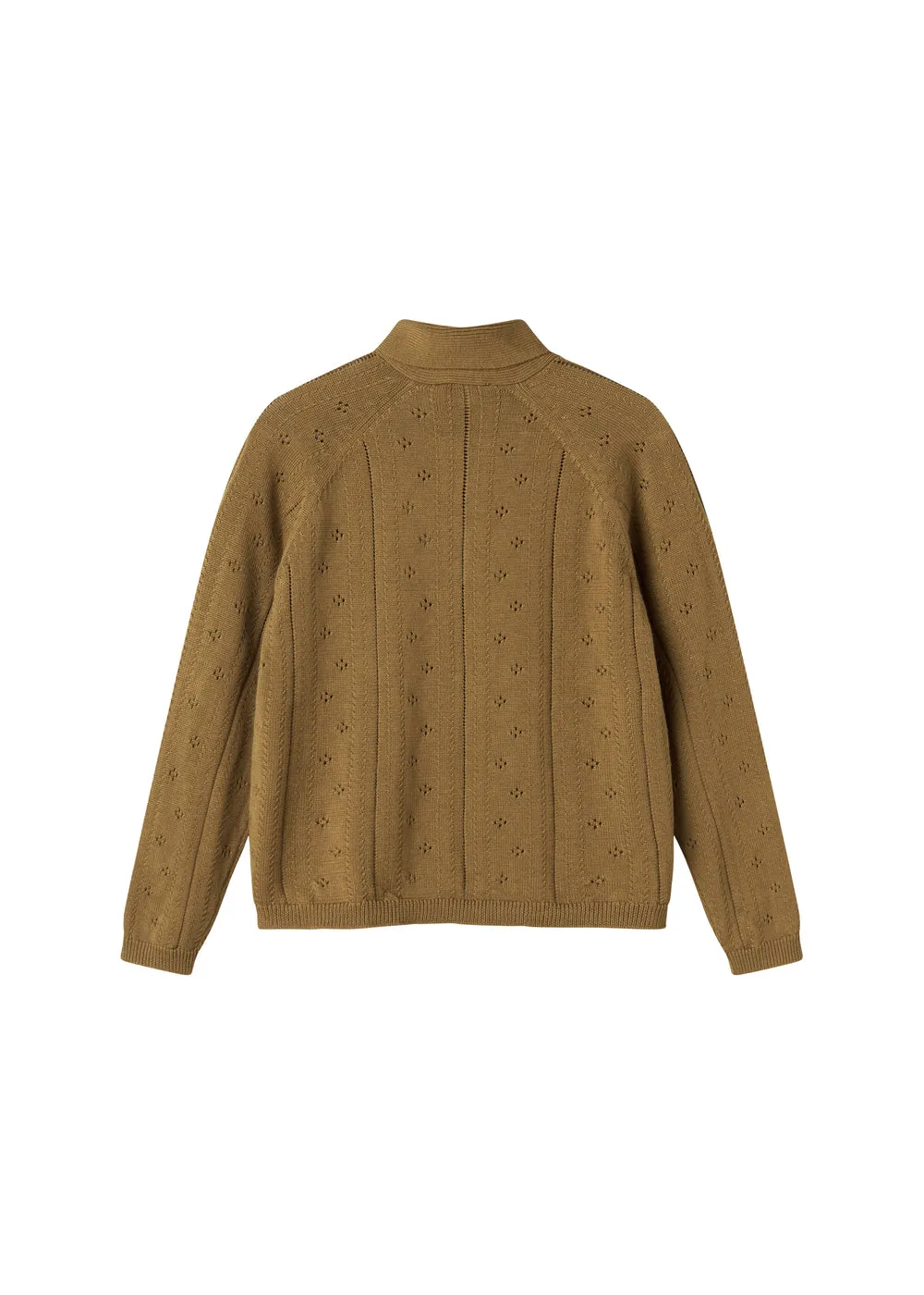 MarMar Thorila strikcardigan Dark Bronze