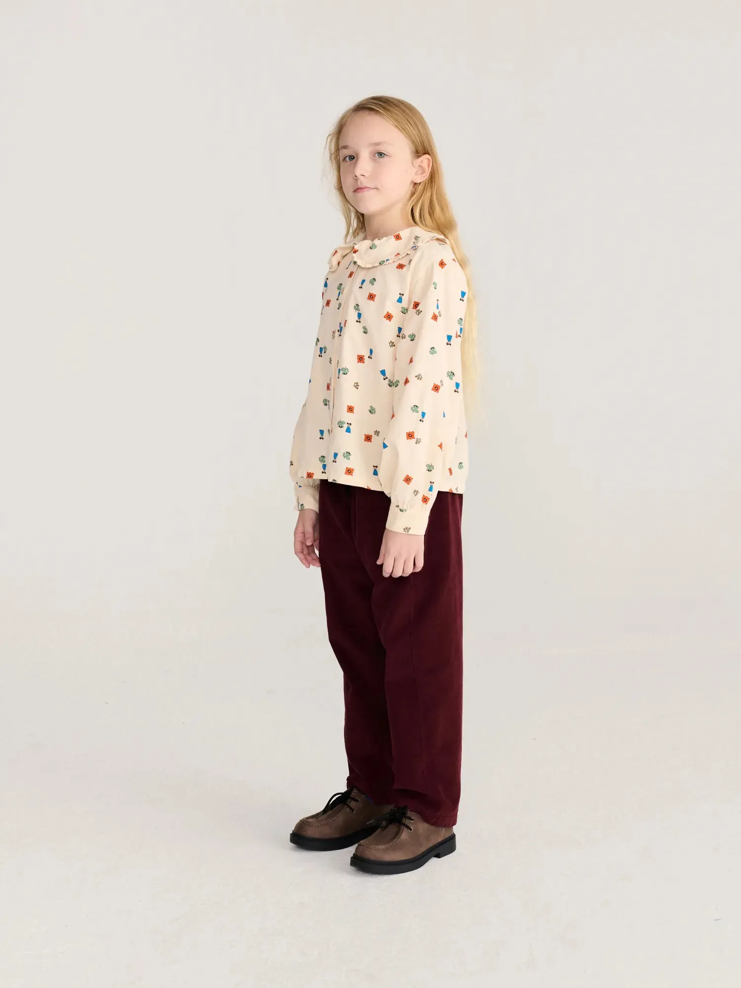 Bobo Choses Blossom blouse offwhite 4-5Y økologisk