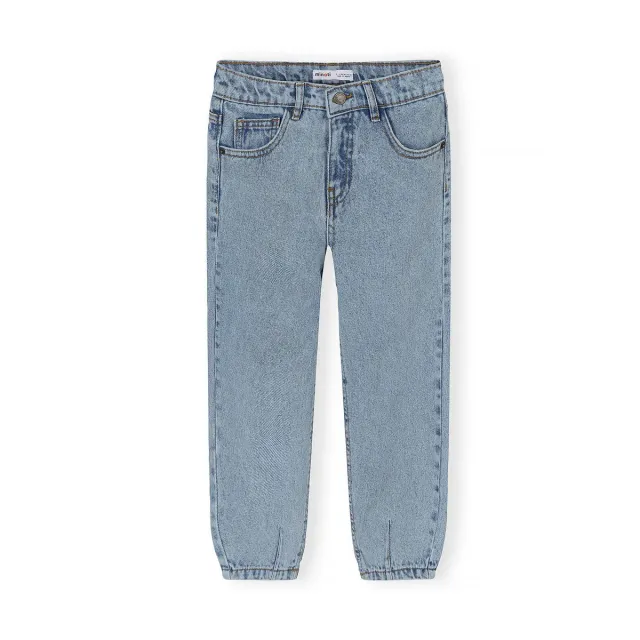 Minoti Barrel jeans lige blå denim piger