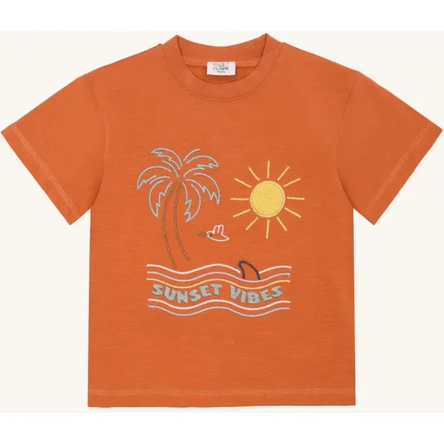 Hust & Claire Arthur Sunset T-shirt Autumn økologisk