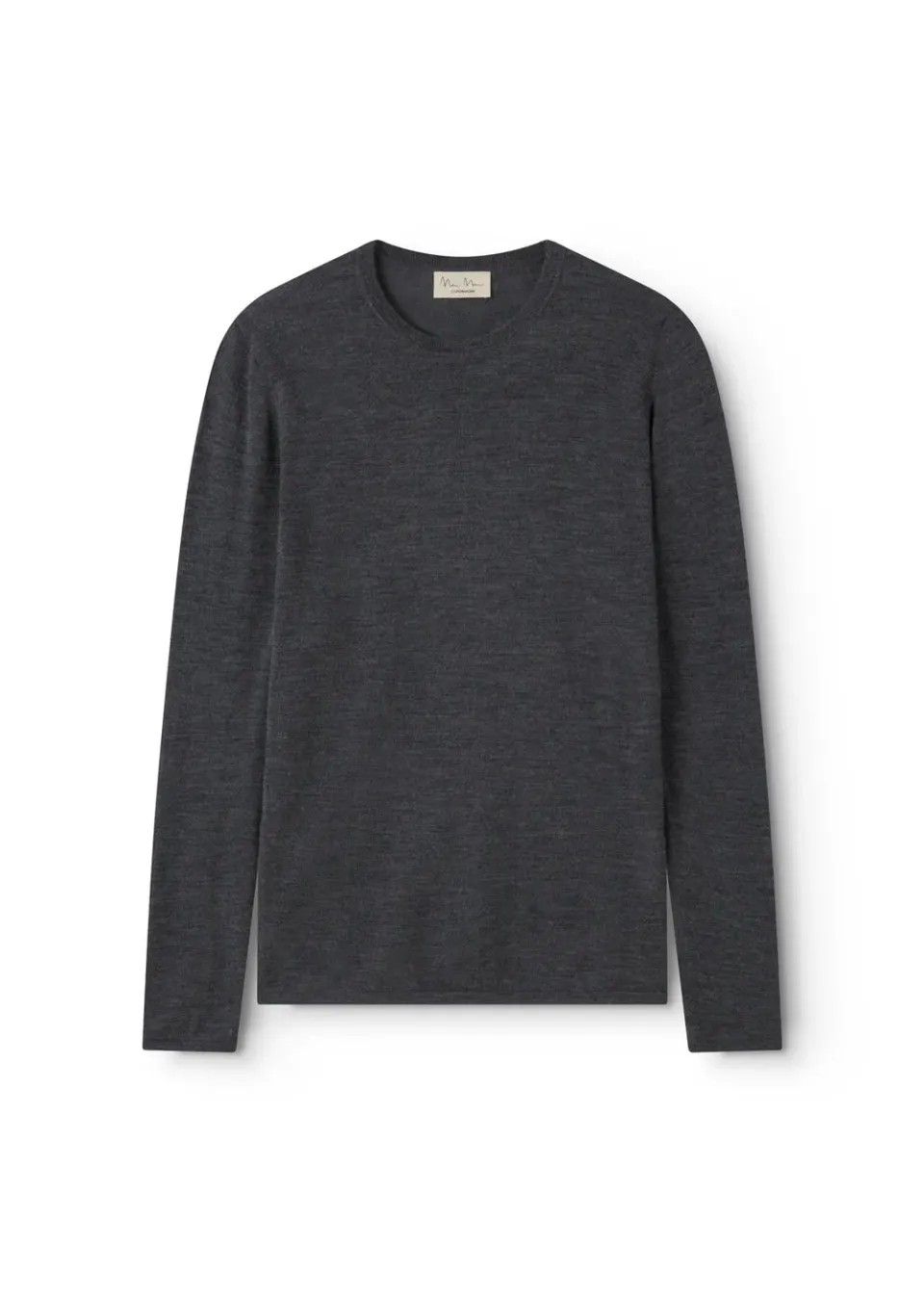 MarMar Tanne W bluse Dark Grey Melange merinould