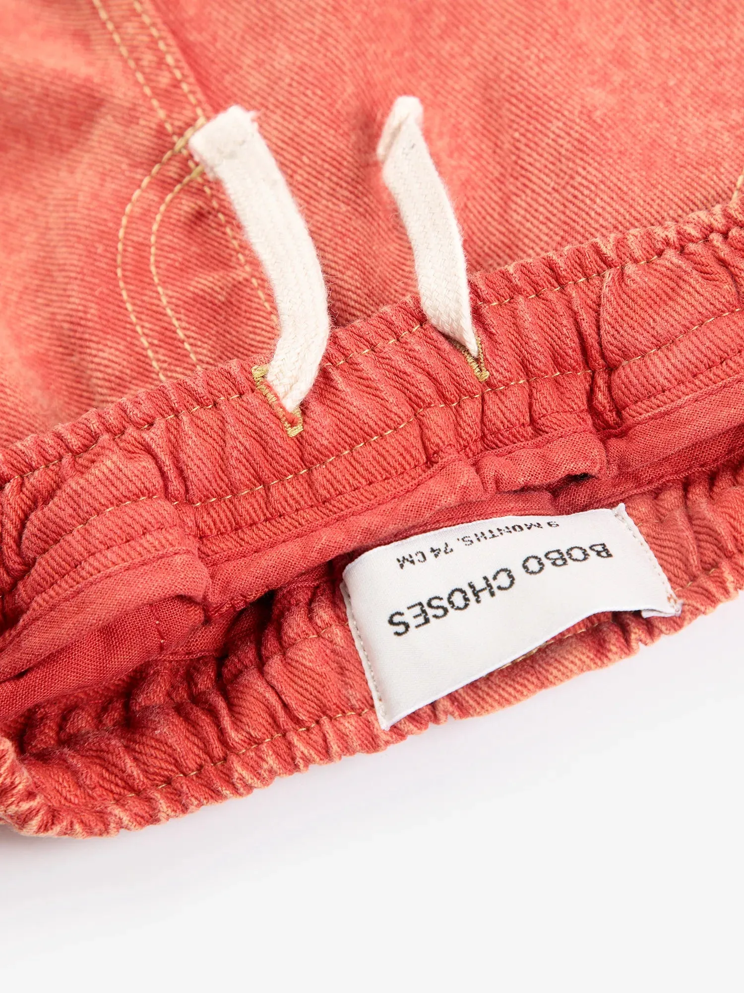 Bobo Choses Booo Bo Choses denimbukser rød økologisk