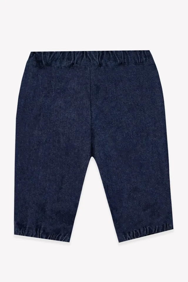 Bonton Miscotte bukser chambray hjertebroderi