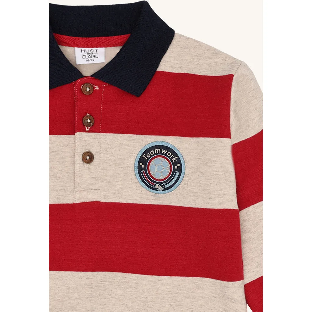 Hust & Claire HCSejer sweatshirt Warm Red økologisk bomuld